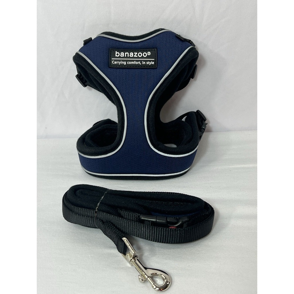Pet‎ XS Cat  Harness  Collar Soft Chest Strap Blue